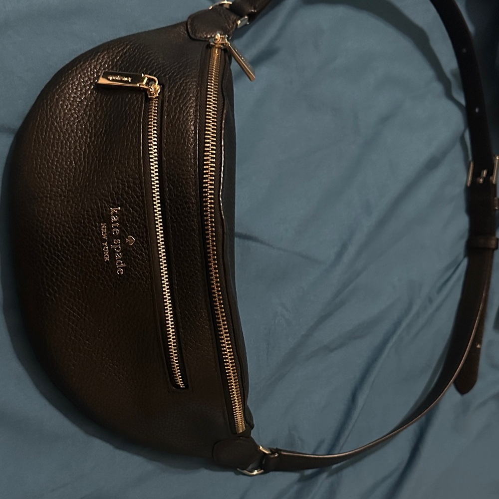 Kate Spade Black Leather Shoulder Bag